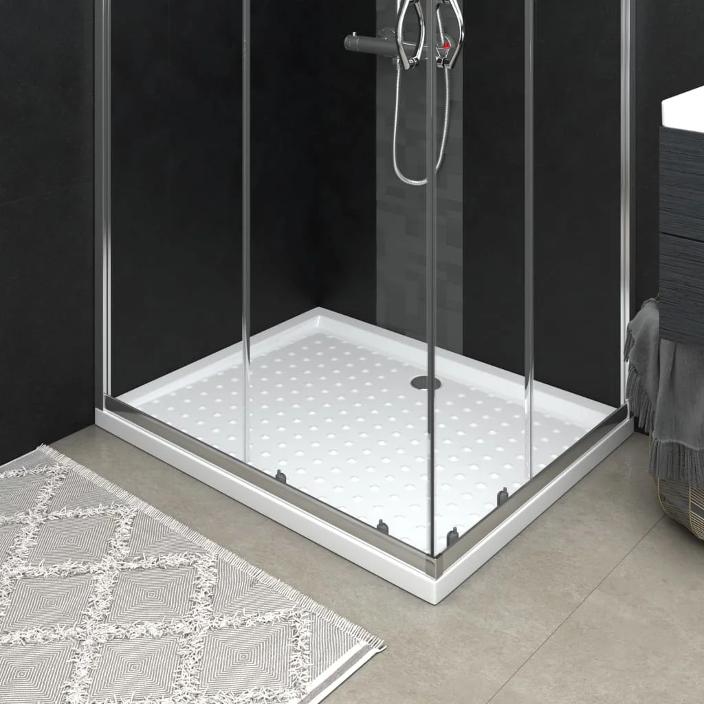 

VidaXL shower caterer with white spiots 80x100x4 cm ABS