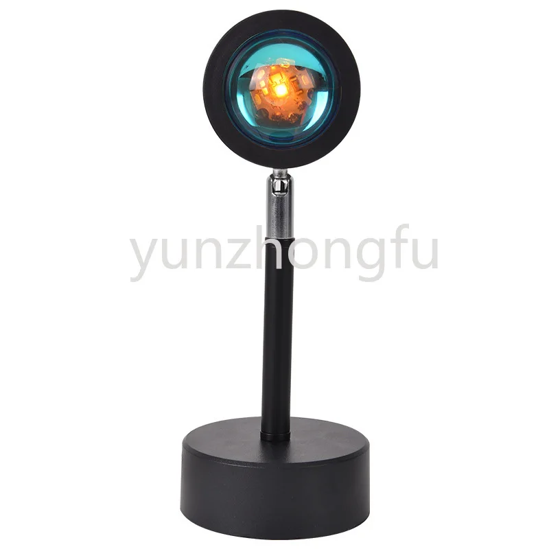 

Daorui OEM hot selling Rainbow Wall Lamp Bedroom Atmosphere light RGB Sunset Projection Lamp Led night-Light