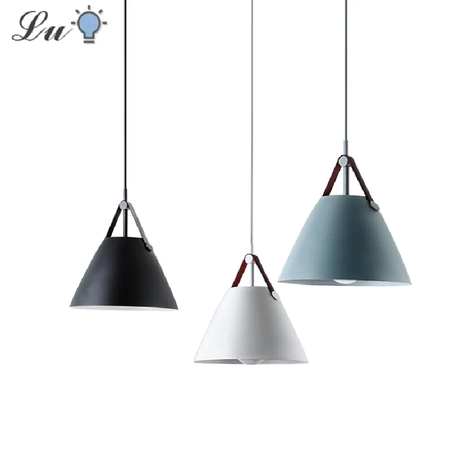 

Современные подвесные светильники, светодиодная железная Подвесная лампа для гостиной, кухни, украшение для дома в скандинавском стиле, E27, ...