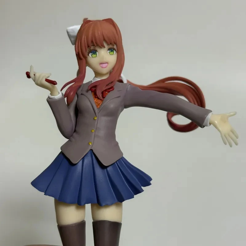Фото Фигурка Моники из Doki Doki Literature Club, стоячая, в коробке, настольное украшение, коллекционная, для фанатов аниме и игр №2