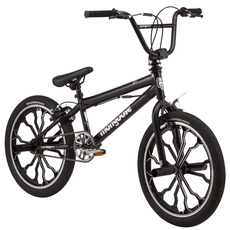 

Mongoose 20" Rebel BMX Kid's Bike, Ages 7-13, Black bicycle road bike carbon road bike bicycles bikes