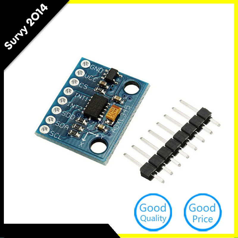 

1PCS GY-291 ADXL345 digital three-axis acceleration of gravity tilt module IIC/SPI transmission diy electronics