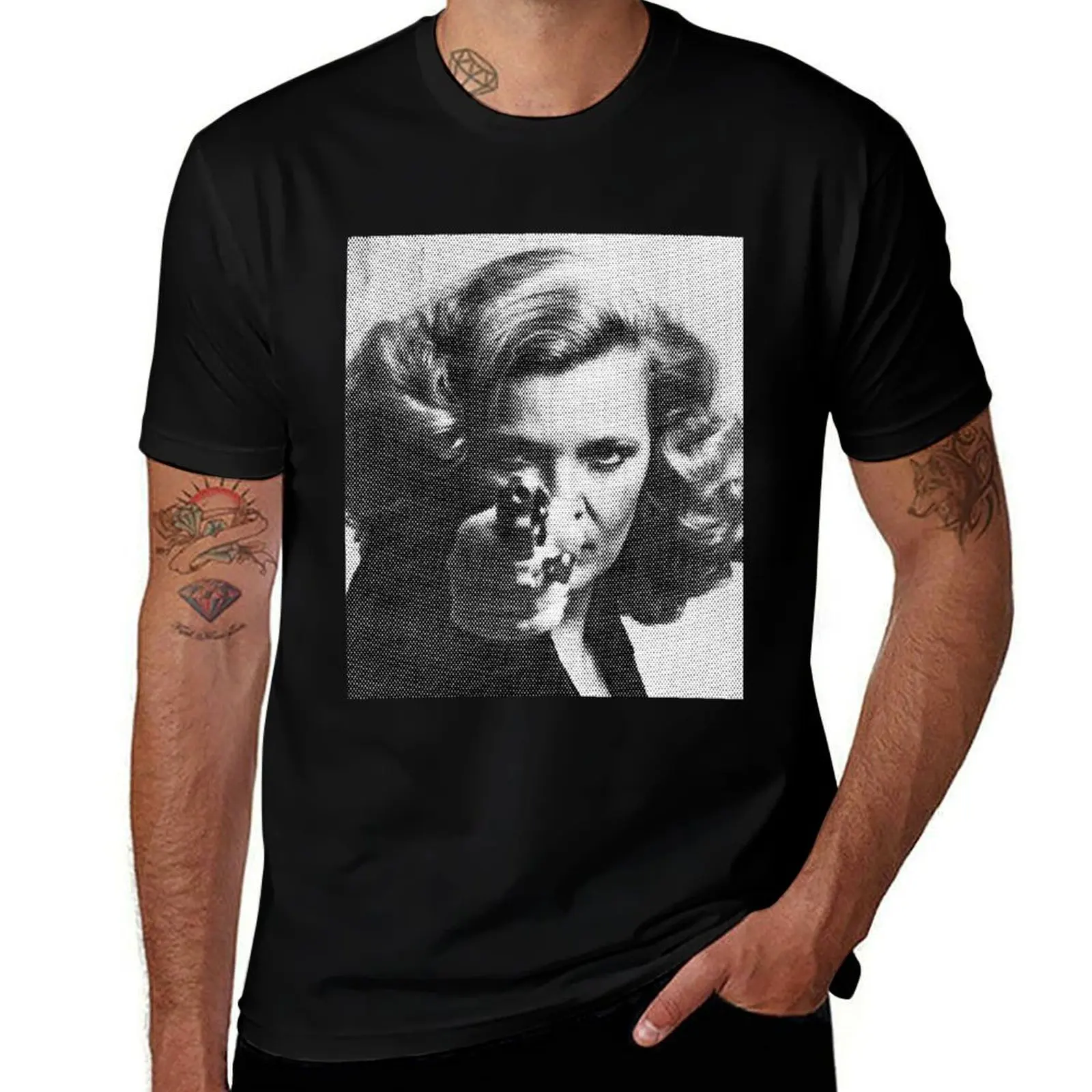 Мужская футболка Gena Rowlands Portrait In Black &amp White хлопок