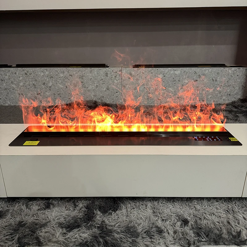 3D распыленный камин с красочным паровым пламенем