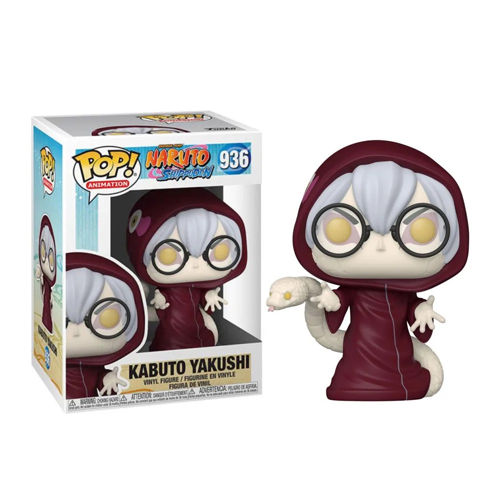 Funko Pop Animation Narutos Kabuto Yakushi # 936 Асума 1023 Рок Ли Шикмамару Нара 933 Виниловые фигурки