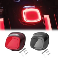 motorcycle smoke red without plate lights led tail brake light low profile for harley touring softail dyna sportster xl883n