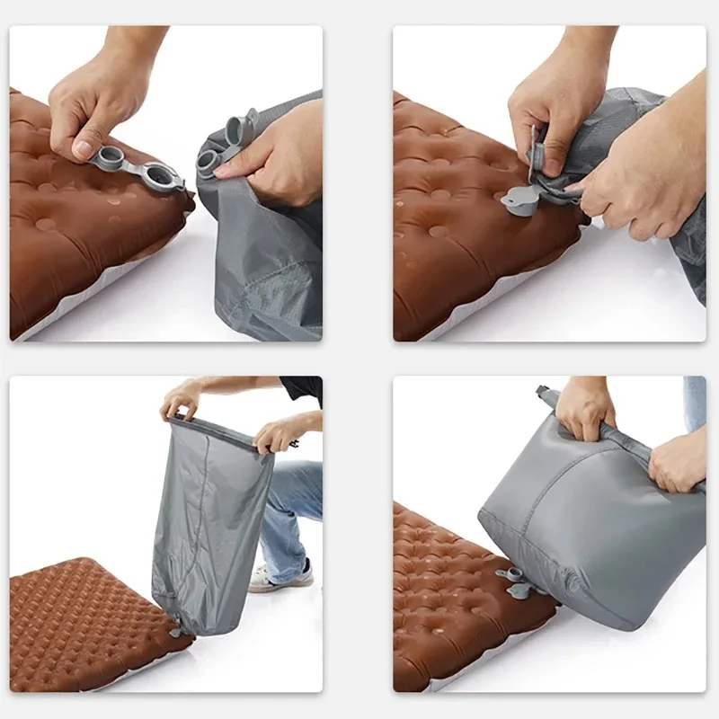 Туристический надувной матрас Naturehike R Value 5 8 легкий уличный коврик для сна