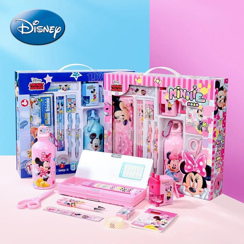 

Disney Mickey School Supplies Spree Children's Prize Gift Stationery Set Gift Box Student Stationery Box Pencil Eraser Ruler