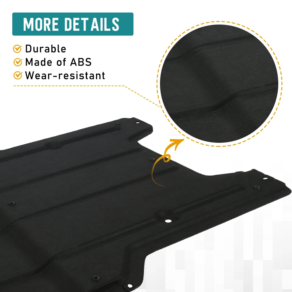 Защита от брызг под крышку двигателя для Audi Q3 8U 11-18 8U0863821A