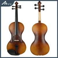 44 full size violin fiddle with case row bridge satin finish vintage student basswood violin gourd shaped handmade violin kit