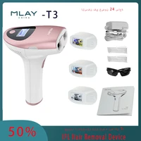 mlay t3 ipl laser photoepilator hair removal device machine permanent electric depilador a laser face body 3in1 500000 flashes