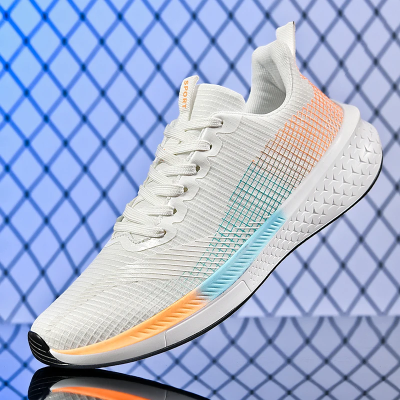 Men's Sport Shoes Women Fashion Male Sneakers Jogging Non-slip Mesh Casual Running Shoes for Men 2023 Summer New