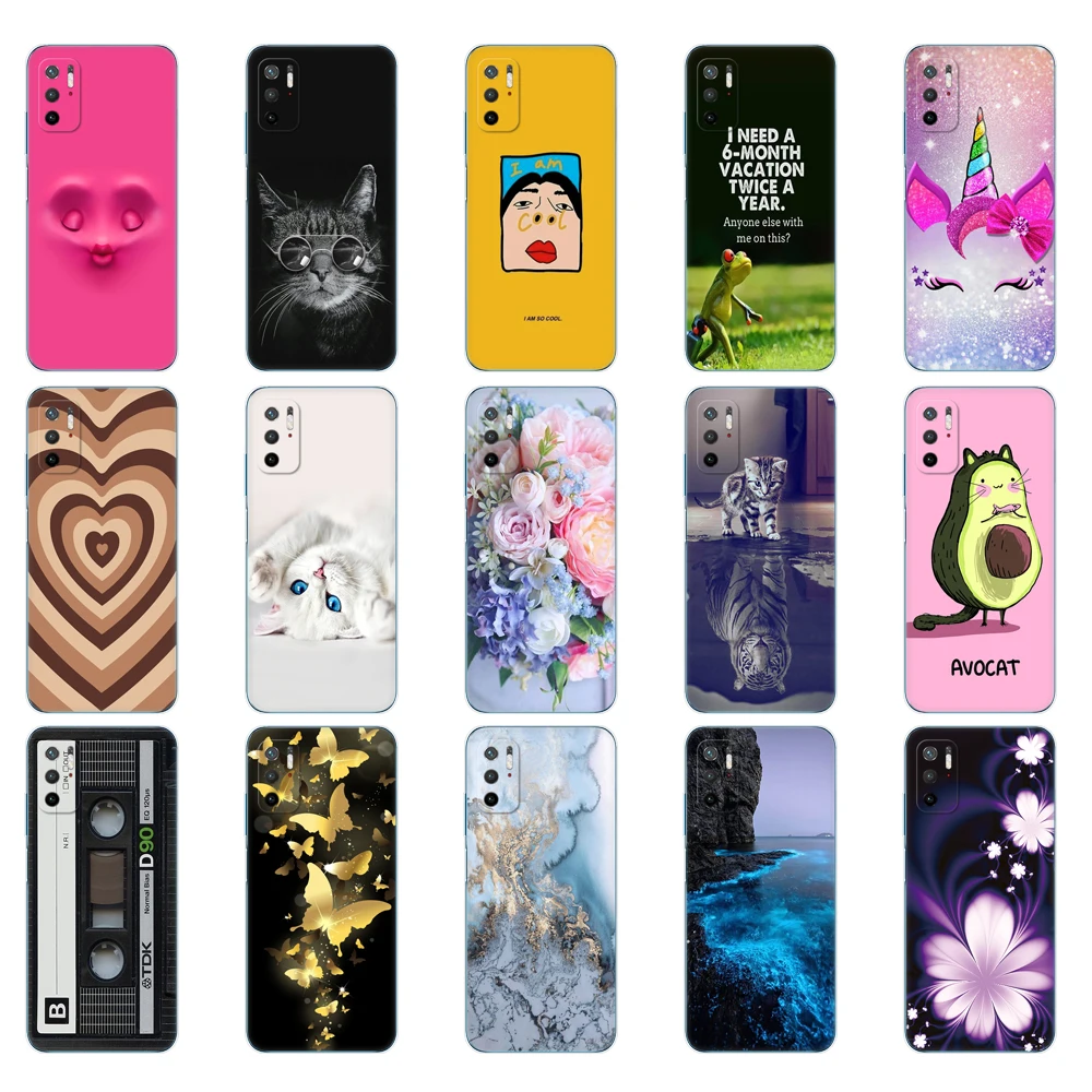 for poco m3 pro case 6 5 phone back cover for xiaomi poco m3 pro silicon case pocophone bumper funda soft tpu etui bag free global shipping