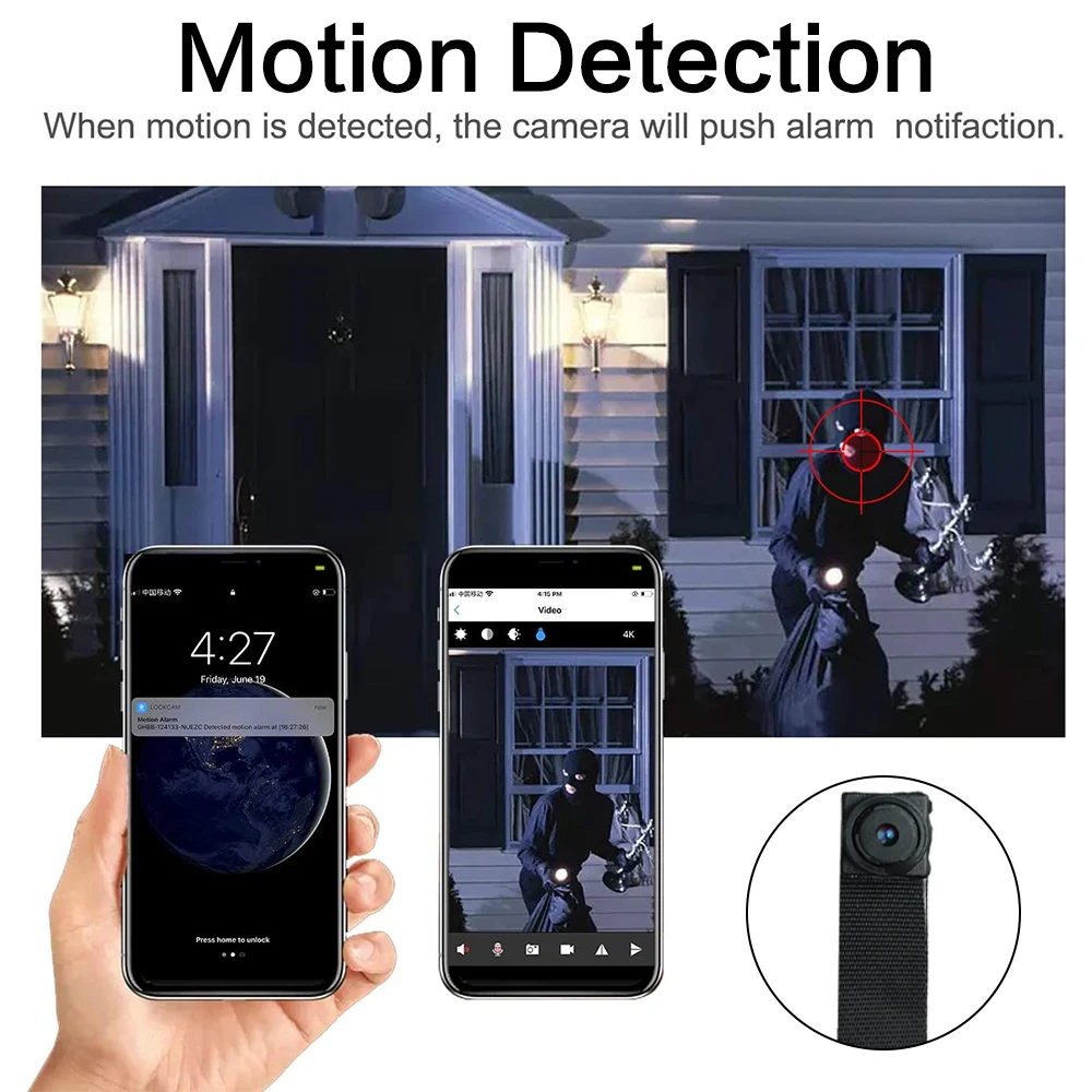 Мини-камера видеонаблюдения сделай сам Wi-Fi IP P2P 4K |
