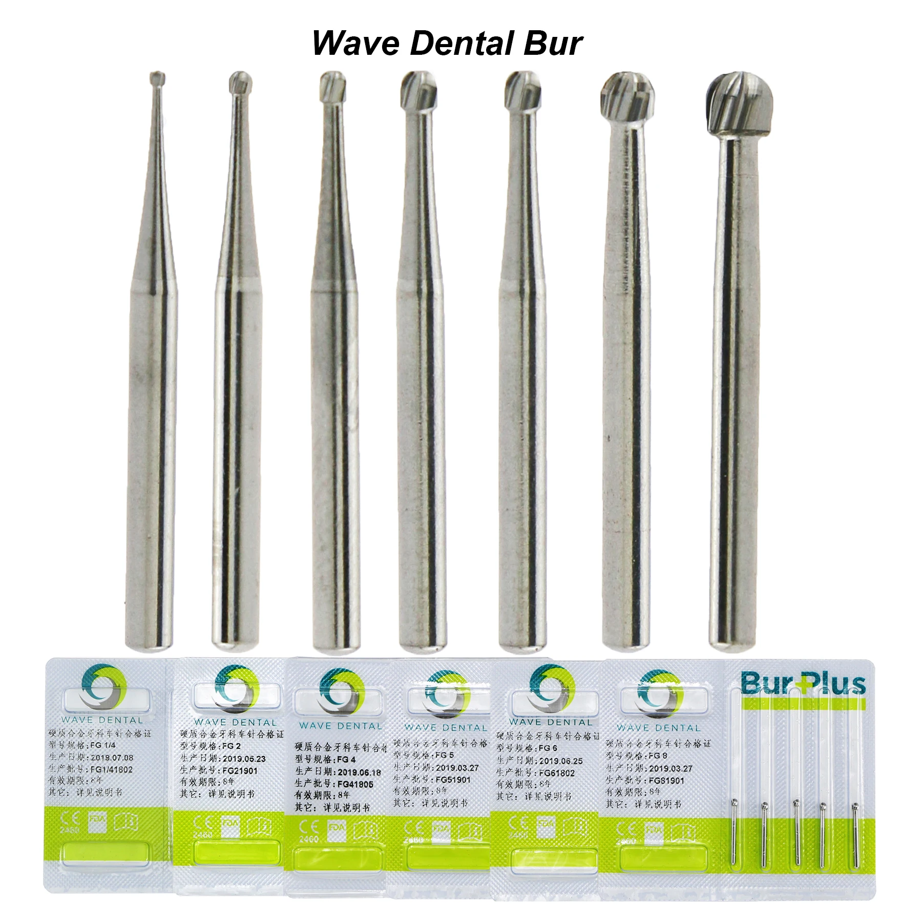 Wave Dental Operative Bur Tungsten Carbide Cutter Rotary Tool Burr Dremel Grinding FG Serie Round