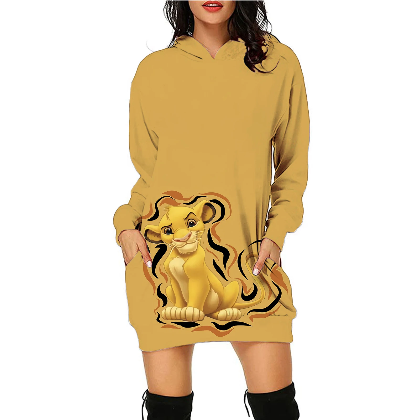 

Best Selling Disney Print Vintage Hoodie Ladies Vintage Casual Print Hoodie Long Sleeve Ladies Harajuku Sweatshirt Pullover