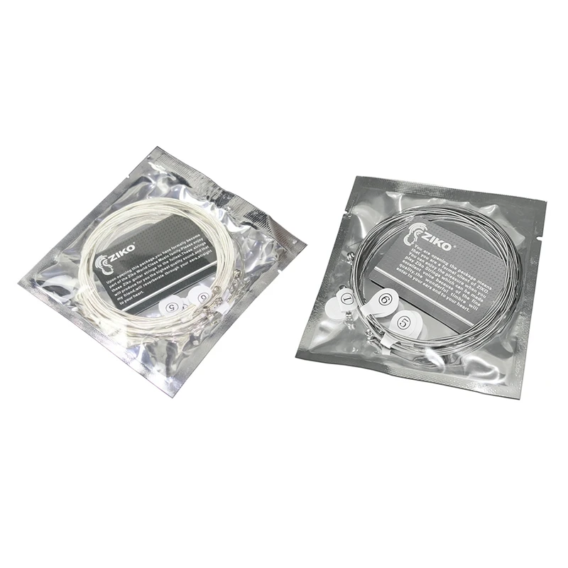 

Ziko 2 Set Electric Guitar Strings Extra Light Nickel Plated Steel Core, Dn009 & Dus-010