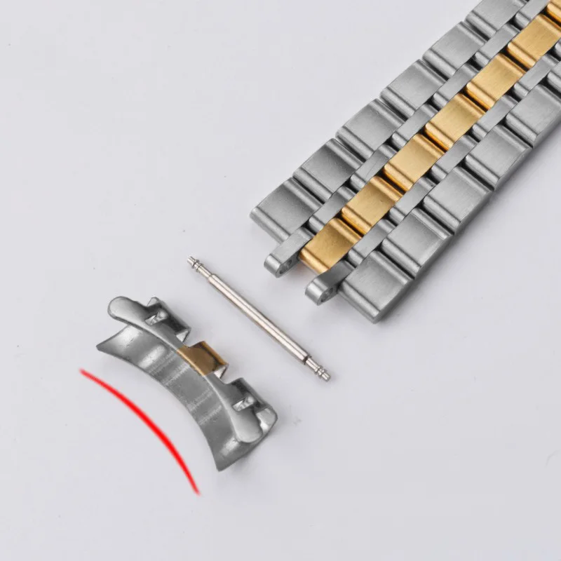 Stainless Steel Strap bracelet  For Tudor Princes 13 17mm 19 20mm Folding Buckle Men's Women's Solid Curved End Metal Watchband