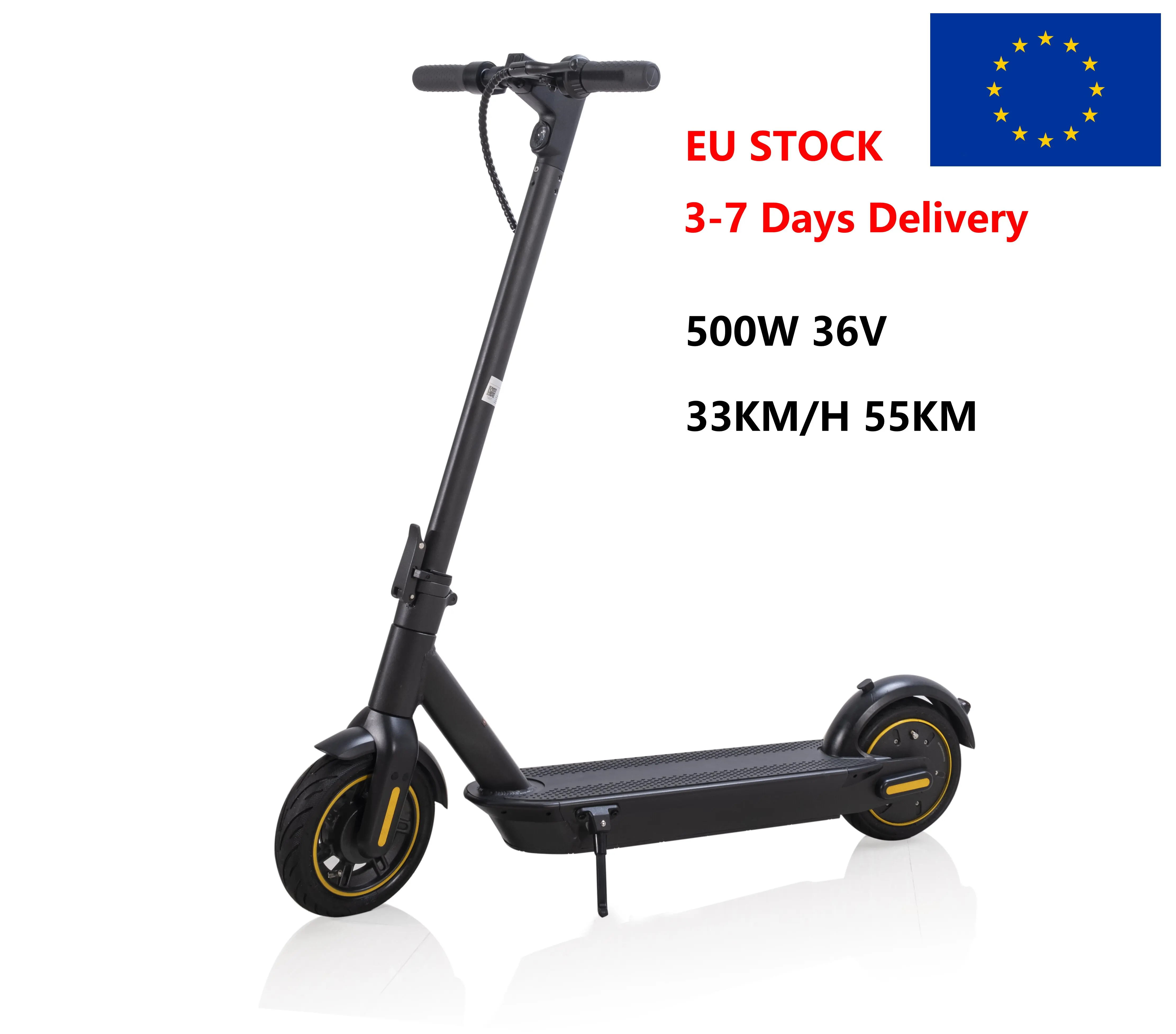 

EU US Warehouse Wholesale 350W 36V 15AH High Speed 33KM/H Foldable 10 Inch Tires With APP Portable Adult Electric Scooter