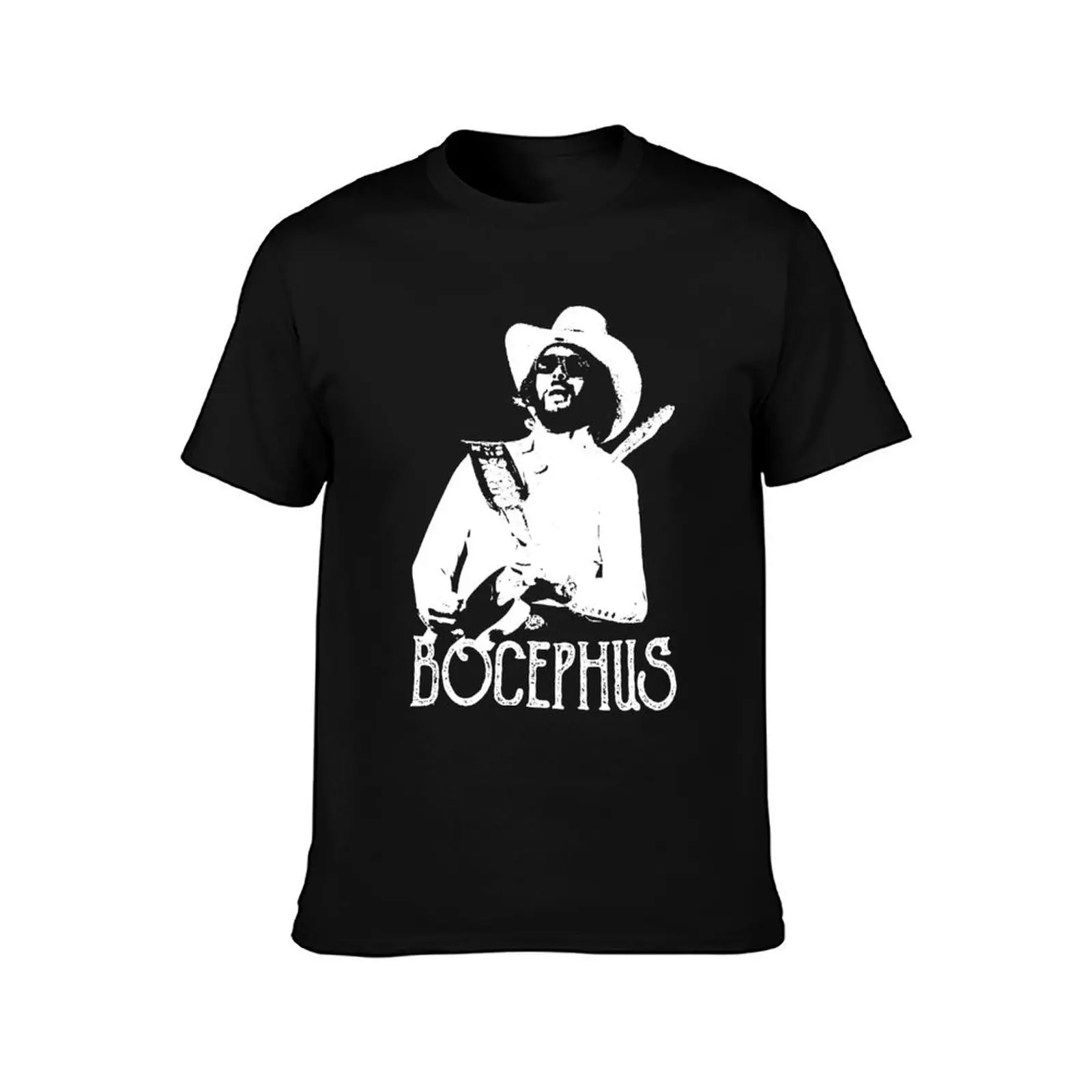Фото Футболка Bocephus - Hank Williams Jr - белая с принтом, повседневная, модная, в стиле стритвир №2