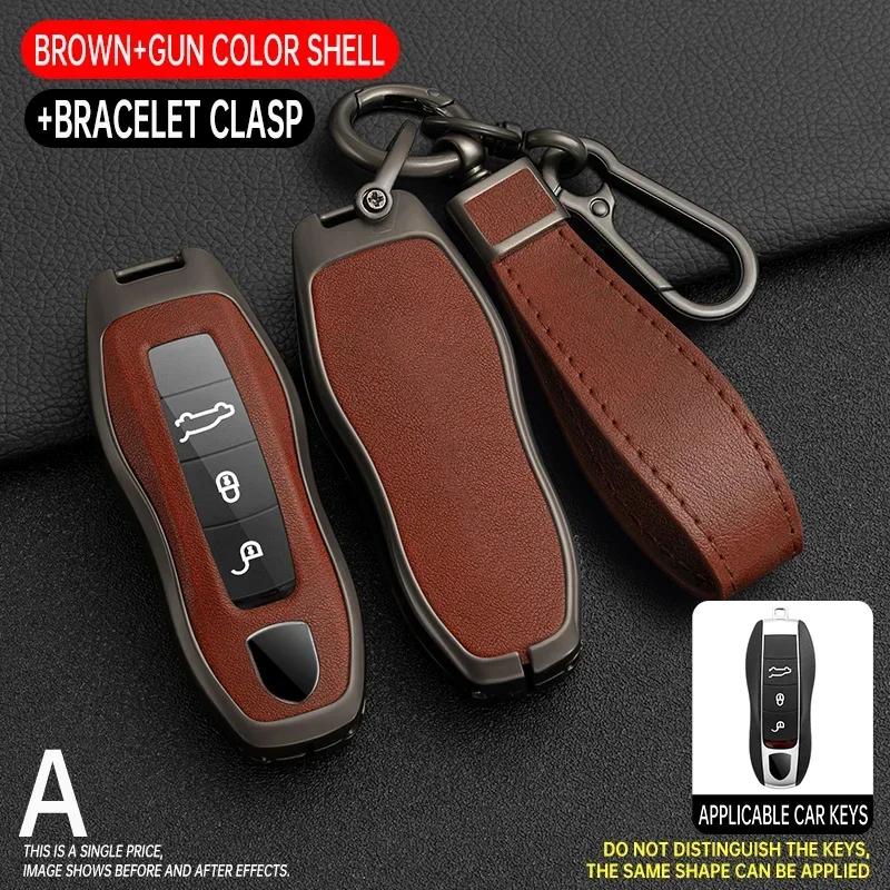 Чехол для автомобильного ключа из цинкового сплава Porsche Cayenne 911 996 986 Macan Panamera Boxster 987