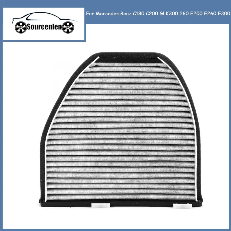 

Active Carbon Cabin Air Filter Suit For Mercedes Benz C180 C200 GLK300 260 E200 E260 E300 air conditioning filter A2128300318