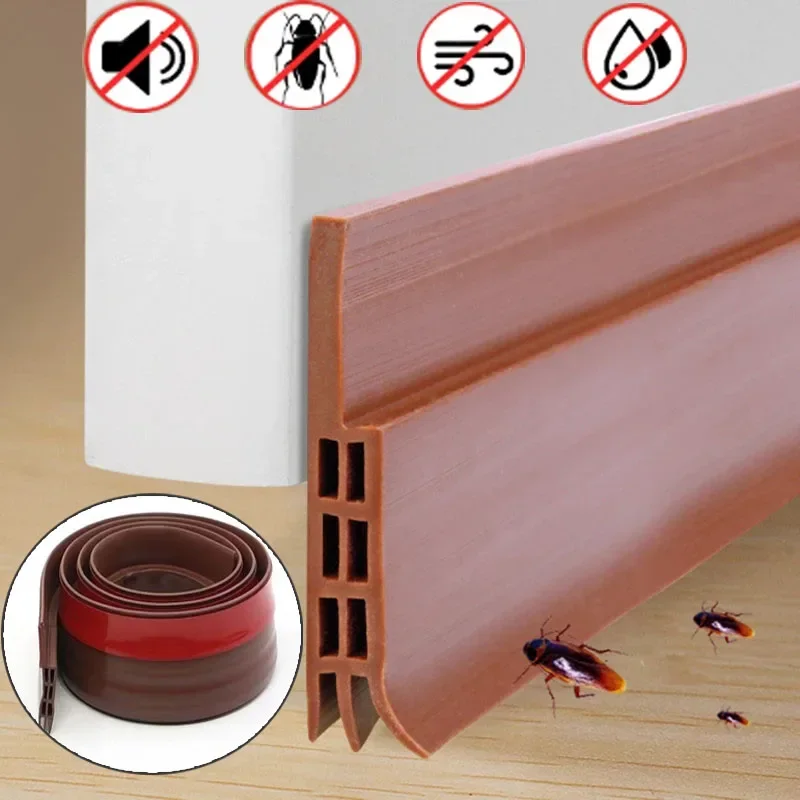 Самоклеящаяся уплотнительная лента для нижней части двери зачистки атмосферных