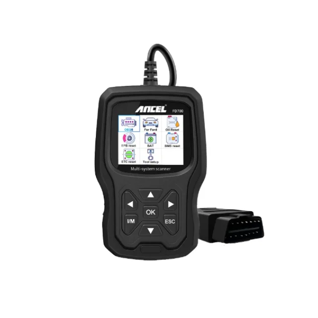 ANCEL FD700 OBD2 сканер полной системы считыватель кодов OBD 2 с двигателем ABS SRS EPB/сброс