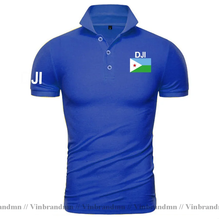 Djibouti DJI Djiboutian DJ рубашки поло мужские с короткими рукавами модные бренды принтом