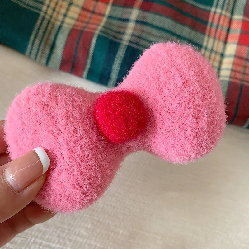 

Lovely Bowknot Hairpins for Women Girls Sweet Pluffy Hair Pin Puff Clip Baby Kids Hair Bangs Side Hair Fix Hair Accessories