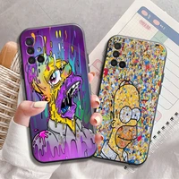 the simpsons phone cases for samsung a51 5g a31 a72 a21s a52 a71 a42 5g a20 a21 a22 4g a22 5g a20 a32 5g a11 coque luxury ultra