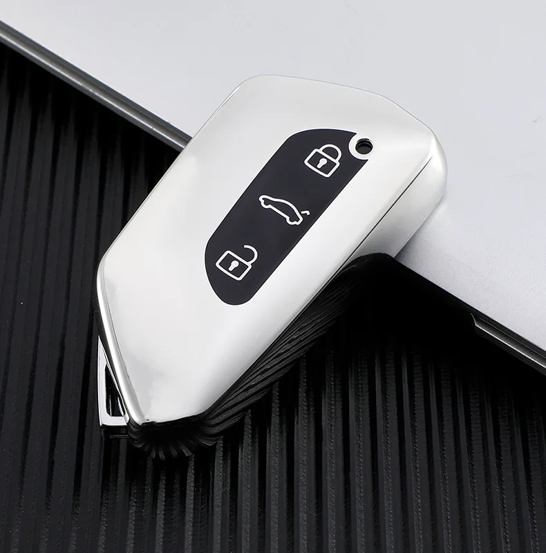 

Брелок для VW Volkswagen ID3, ID4, ID6, ID.4, ID.6 X, GTX Crozz 2021, 2022, 2023, задний силиконовый пульт дистанционного управления, Умный брелок, крышка, отделка