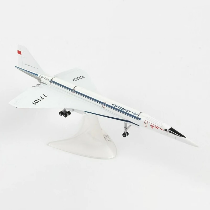 

1/400 Scale Model Aeroflot Russia Tupolev TU-144 CCCP-77114 Diecast Alloy Aircraft Airplanes Replica Toy Collection Display