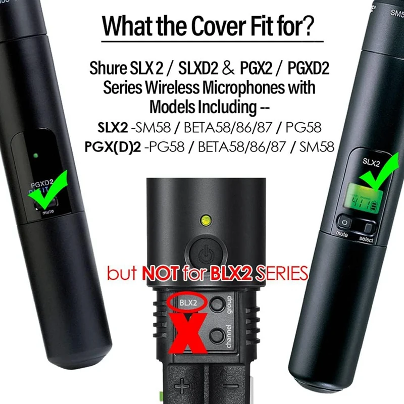 5 шт. насадки на микрофон SHURE PGX2/SLX2/PG58/SM58/BETA58