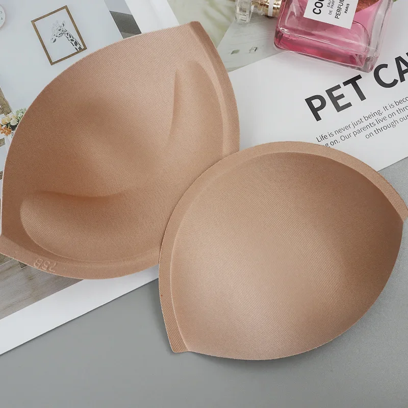 Фото Оптовая продажа, 10 пар новых темных телесных чашек 75B 80B 85B 90B Semicircle Push Up Pads Бюстгальтер для свадебного платья Плавание Нижнее белье Бюстгальтер Чашки Нагрудник №1