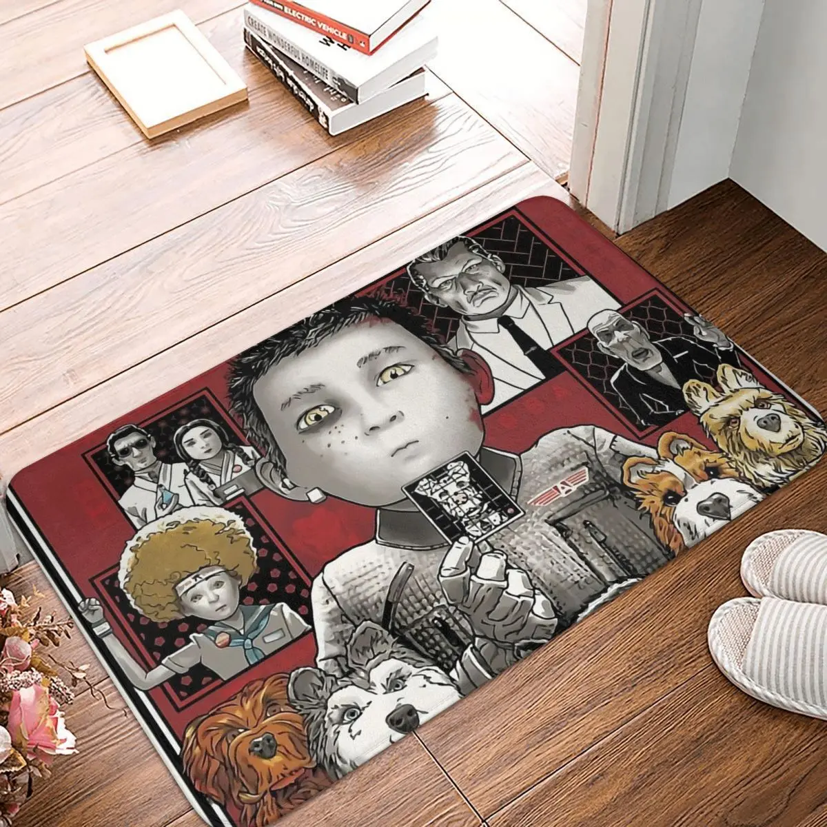 

Isle of Dogs Non-slip Doormat Kitchen Mat All Characters Of Isle Of Dogs Floor Carpet Welcome Rug Bedroom Decor