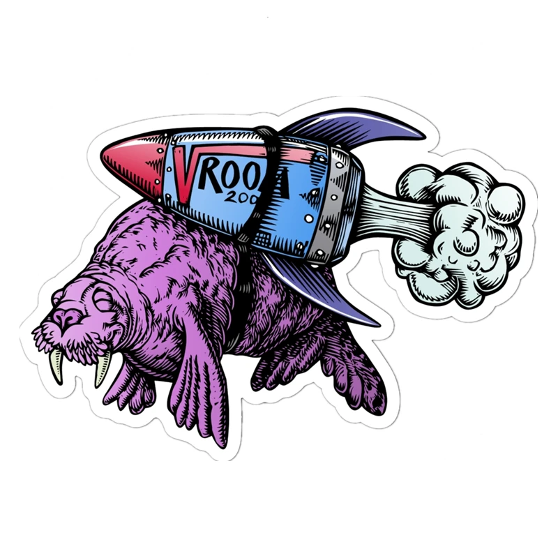 

Забавный аниме реактивный морской лев моделирование индивидуальность искусственный Авто ноутбук декоративные аксессуары Водонепроницае...