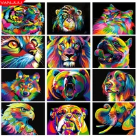 5d diamond painting animals lion tiger cat dog diy cross stitch kit full drill embroidery mosaic art picture of rhinestones gift