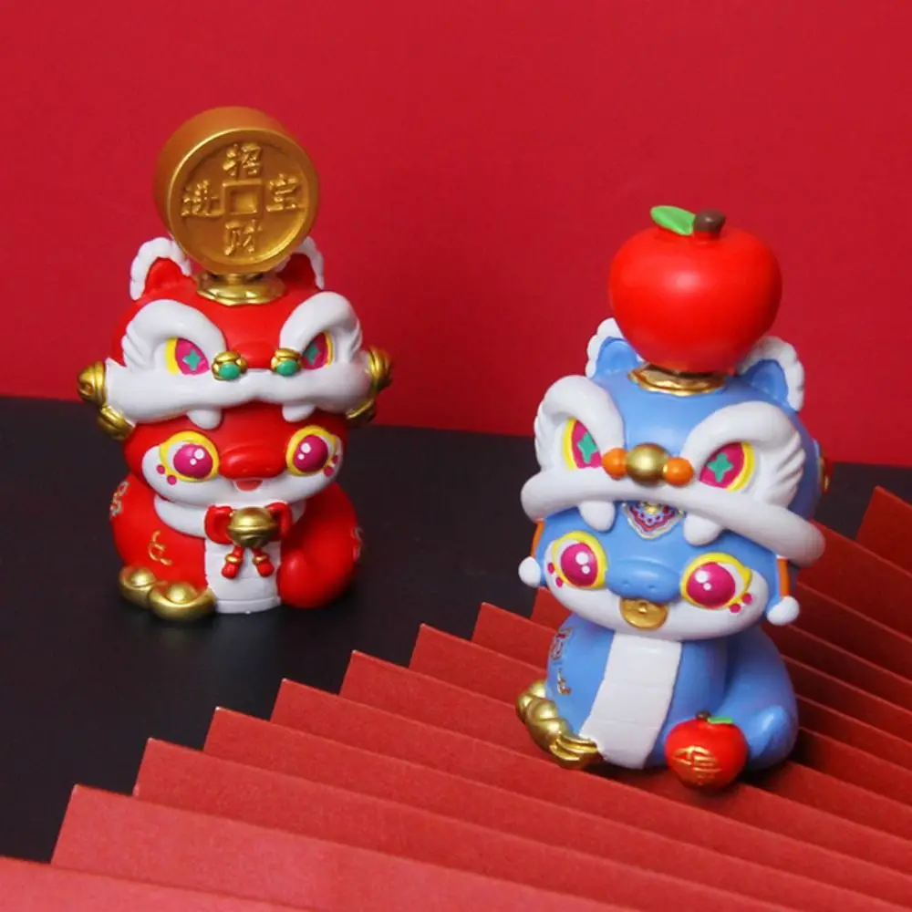 Модель мультяшной змеи фигурки куклы-талисмана Змеиный год миниатюрная фигурка