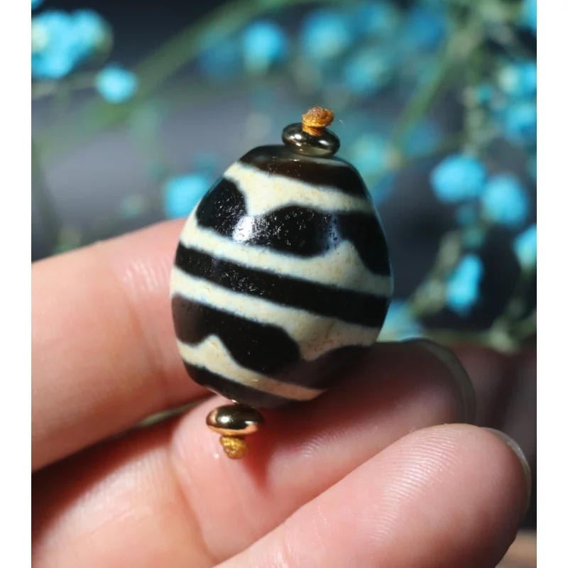 Energy Тибетский Топ Старый Агат двойной тигровый зуб большой Daluo бусины дзи