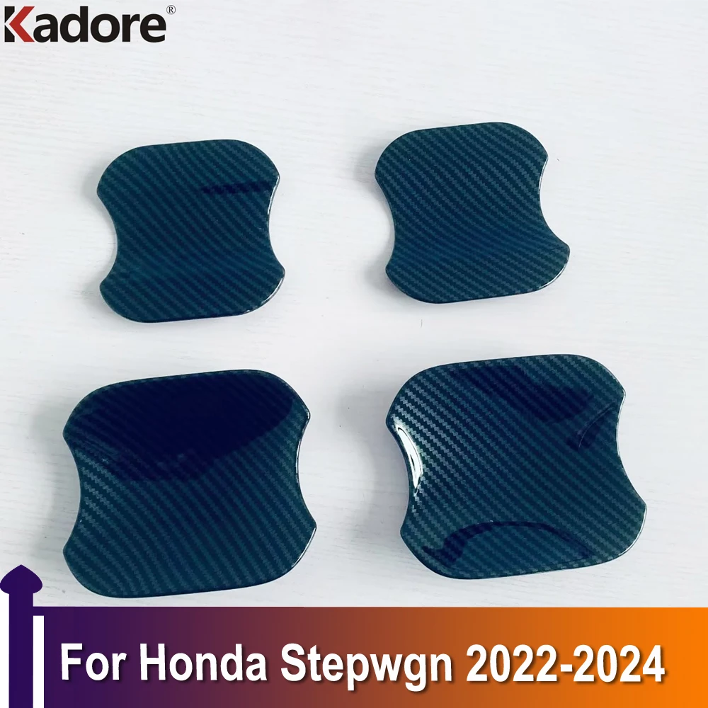 

Боковая дверная ручка, защитная крышка чаши для Honda Stepwgn 2022 2023 2024, хромированная отделка, автомобильные наклейки, аксессуары