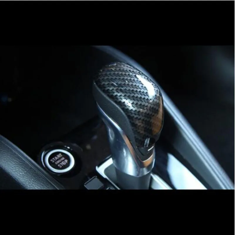 

ABS Chrome/Carbon fibre For Nissan Kicks 2016 2017 2018 Accessories Car gear shift lever knob handle Cover Trim Car Styling