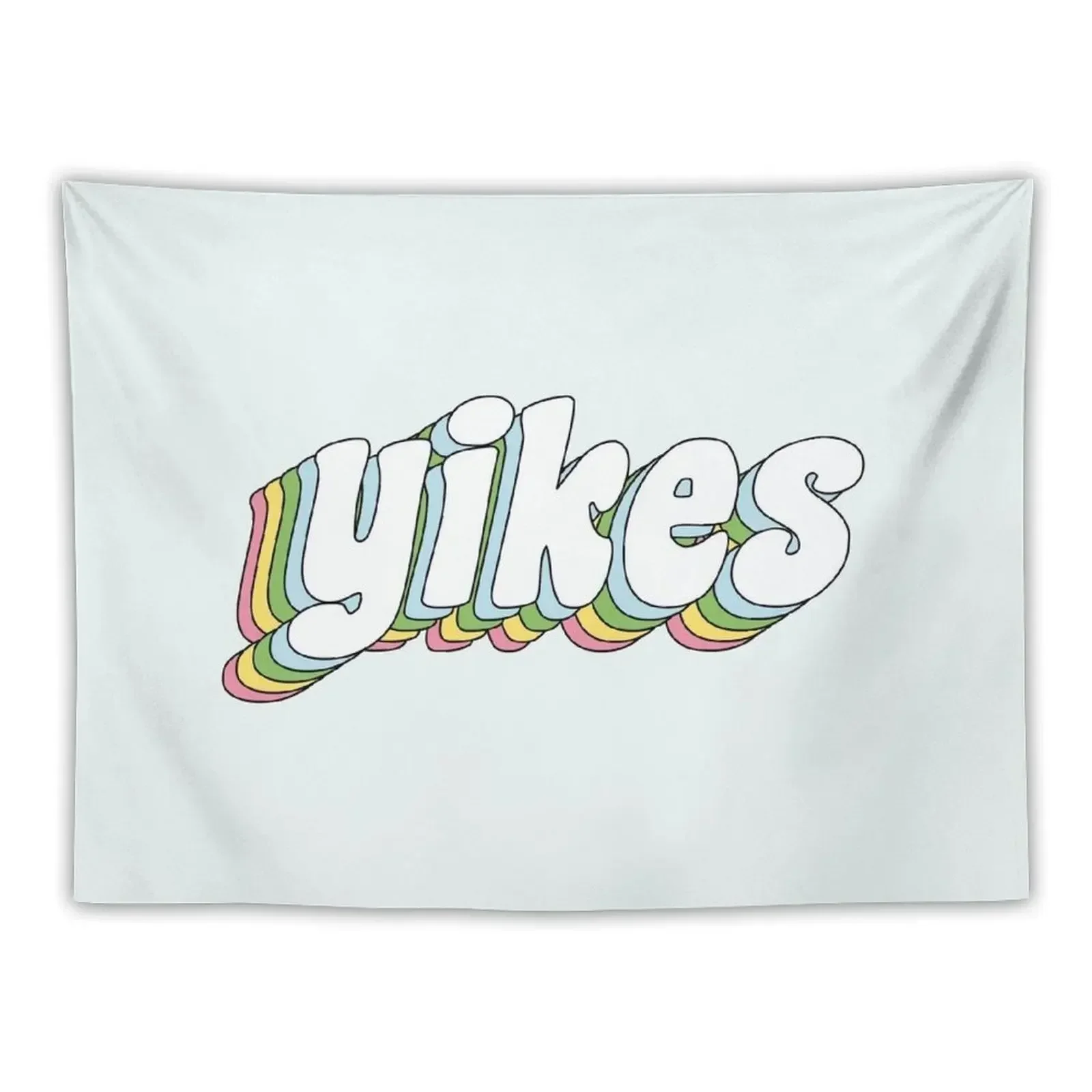 Гобелен yikes комнатный эстетический декор корейский для комнат обои домашний