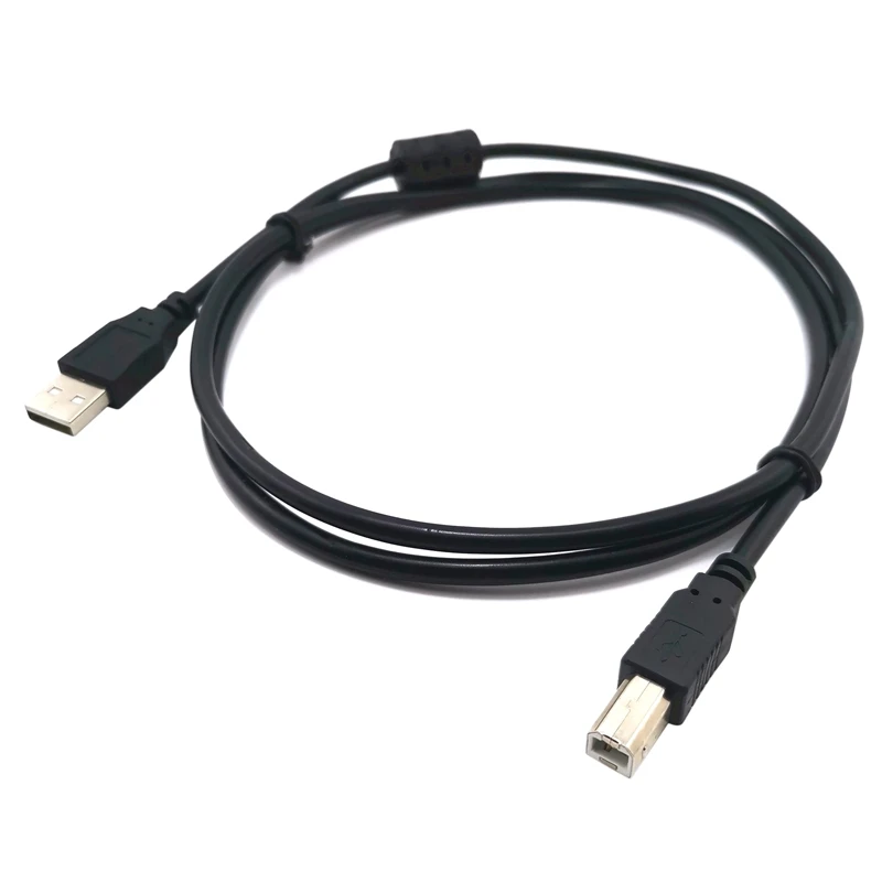 

USB2.0 Printer Cable Full Copper High-Speed Square Port Printer Data Cable for USB Printers and Scanners 1.5M