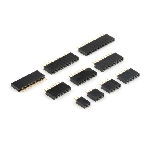 Штырьковые разъемы Si Tai&SH 2.54 Female Single Row Pin Header, 10 шт.