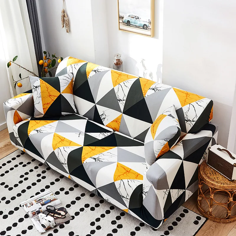 

Чехол для дивана Универсальный с принтом, моющийся эластичный пылезащитный чехол для дивана, удобное и прочное украшение для дома