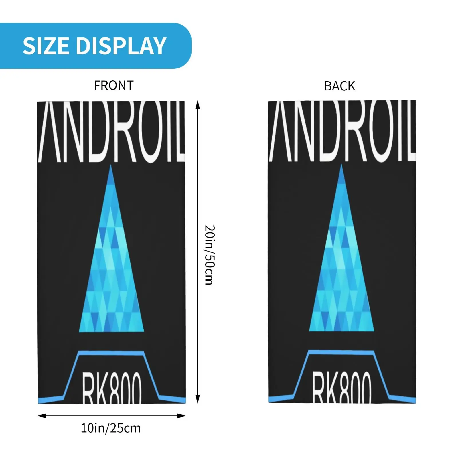 Мужская бандана Детройт стать человеком на Android Rk800 походный шарф зимний женский