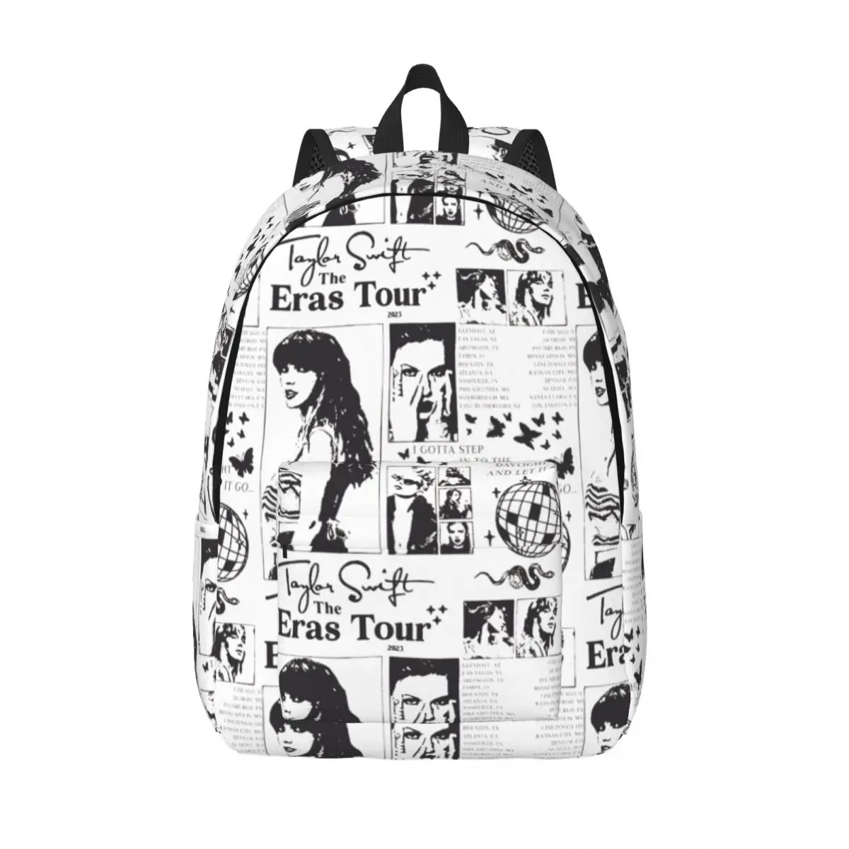 

Taylor Eras Swiftie Teenage Backpack Sports High School Hiking Travel Music Daypack for Men Women Laptop Canvas Bags