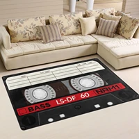 audio cassette music note entrance doormat carpet for living room bedroom anti slip absorbent floor mat rug modern home decor