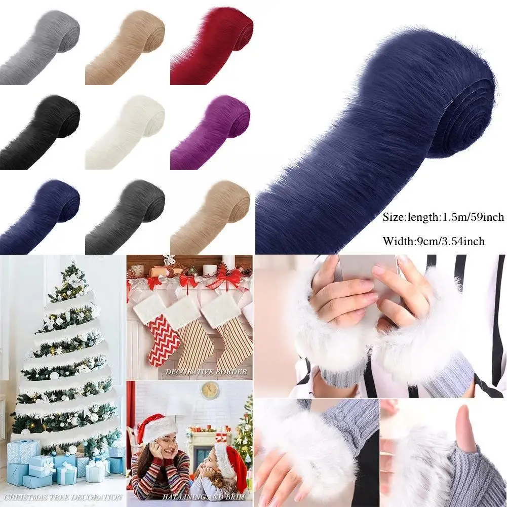 

Лента из искусственного меха, отделочная лента, пушистая отделка, ленты для шитья обуви, шарфа, воротника, рукоделия, ткани, украшения, меховая одежда, сделай сам M9T4